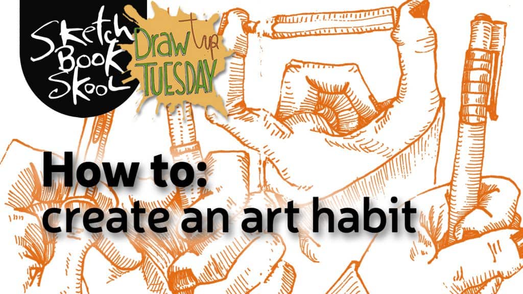 how to create a daily art habit